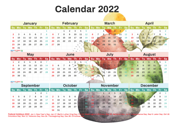 2022 State Holiday Calendar May Calendar 2022