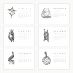 2023 Calendar Nautical Theme Etsy