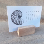 2023 Calendar Shells Theme Etsy
