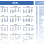 2023 Calendar Templates And Images