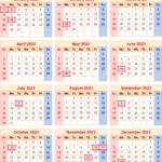 2023 Calendar With Federal Holidays