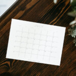 2023 Minimalist Calendar Printable Etsy