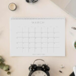 2023 Minimalist Calendar Printable Etsy