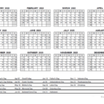 2023 PDF Yearly Calendar With Holidays Free Printable Templates
