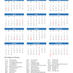 2023 Philippines Calendar With Holidays