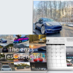 2023 Tescalendar Tesla Calendar Model 3 Model Y S X Etsy