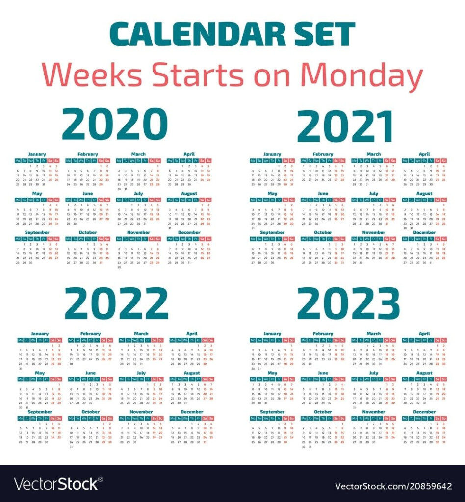 Calendar For 2020 To 2023 Di 2020