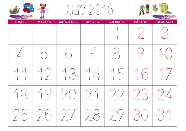 Calendario Julio 2016 Para Anotar June 2016 Calendar With Holidays 