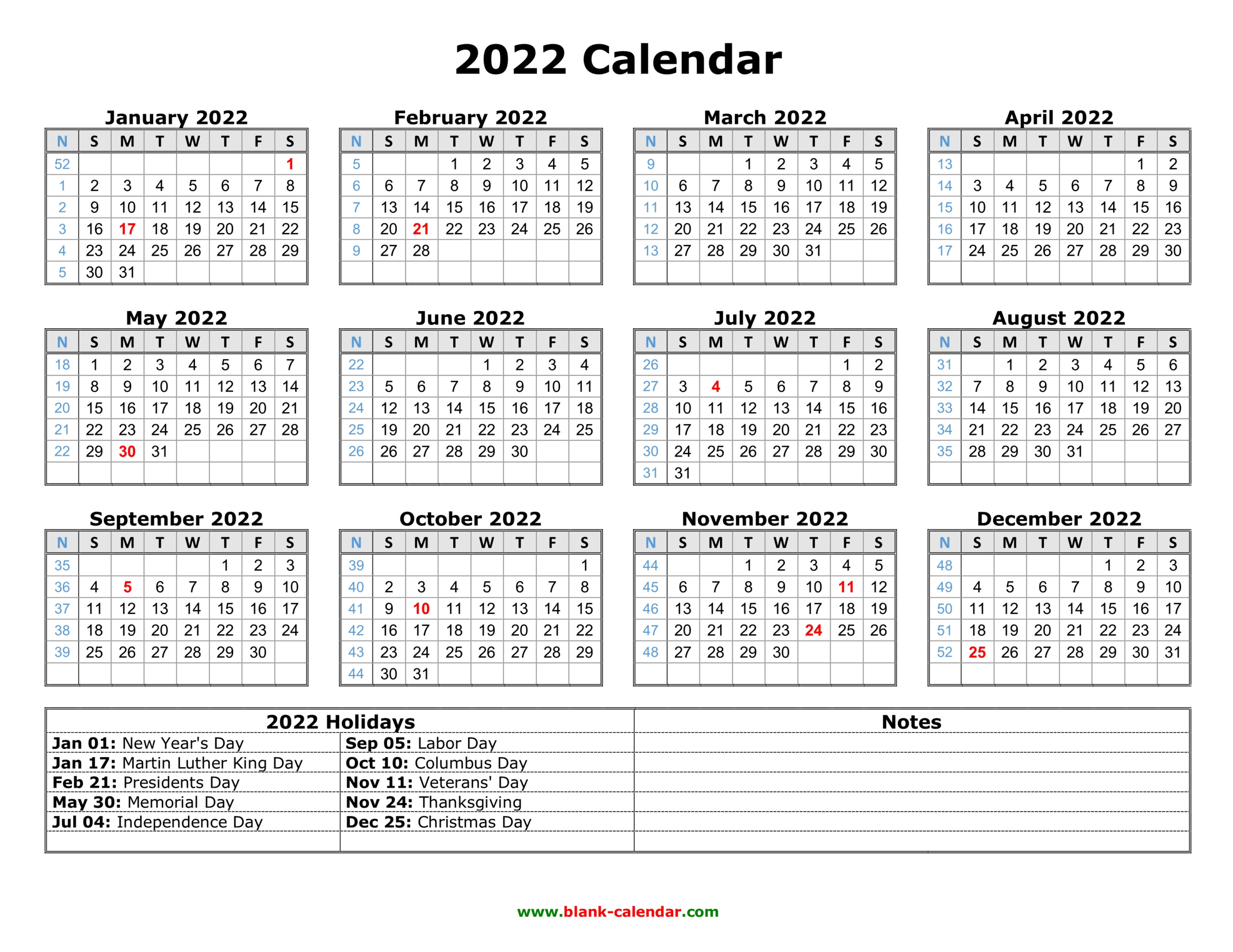 Military Holiday Calendar 2023