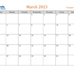 French Guiana March 2023 Calendar With Holidays