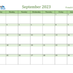 French Guiana September 2023 Calendar With Holidays