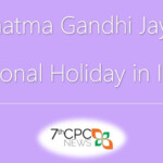 Gandhi Jayanti National Holiday 2021 Gandhi Jayanti Public Holiday