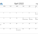 Philippines April 2022 Calendar With Holidays