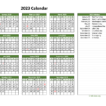 Printable 2023 Calendar With Federal Holidays WikiDates