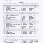 Punjab Govt Holidays 2021 Notification Pdf QUHOLY