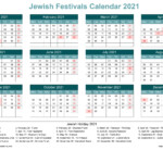 Template Calendar 2022 2023 With Jewish Holidays Hebrew Dates And