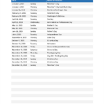 United States Holidays 2023 In PDF Word And Excel